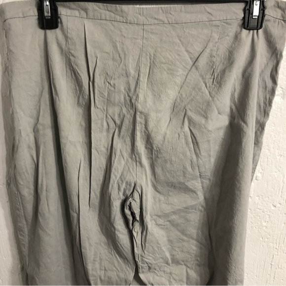 Eileen Fisher Straight Wide ‎ Leg Gray Lightweight Pants 16 - Picture 5 of 6